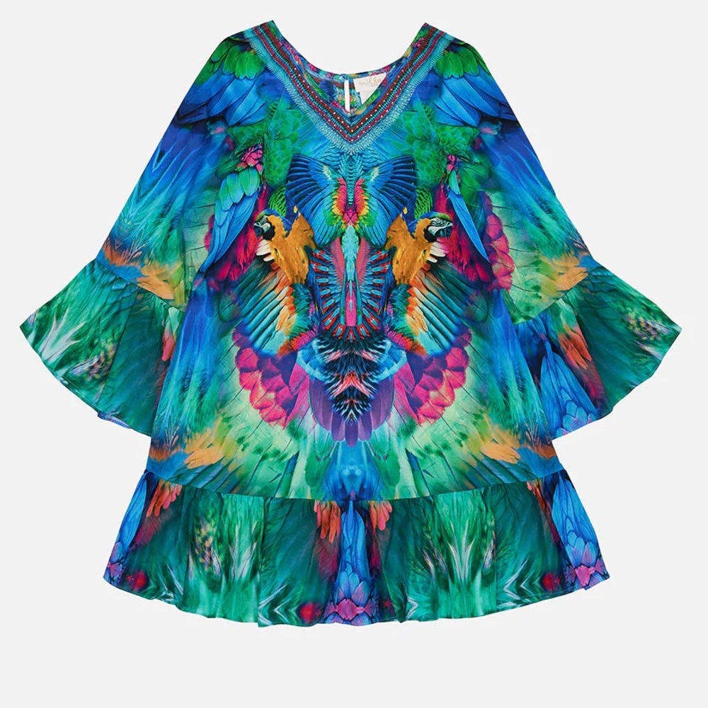 Kids A-Line Gathered Dress Age of Asteria 12-14